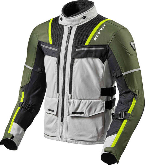 Geaca Moto REVIT Offtrack Gray/Green